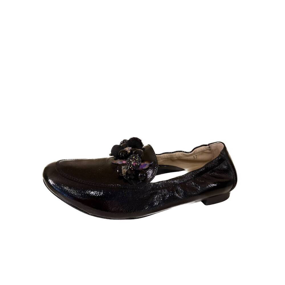 NEW LALISA women's sasha flat shoes in negro